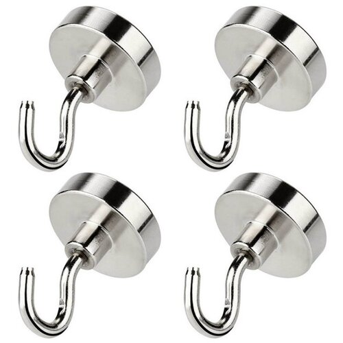 INF Paket 4 magnetnih kavljev Silver, (21247214) Cene