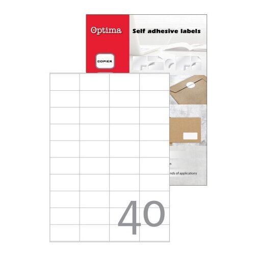 Optima etikete a4 48,5x25,4/40kom ( 32079 ) Cene