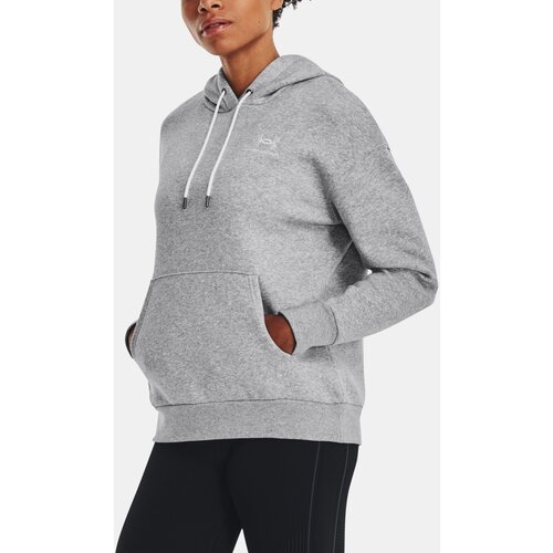 Under Armour Sweatshirt Essential Fleece Hoodie-GRY - Women Slike
