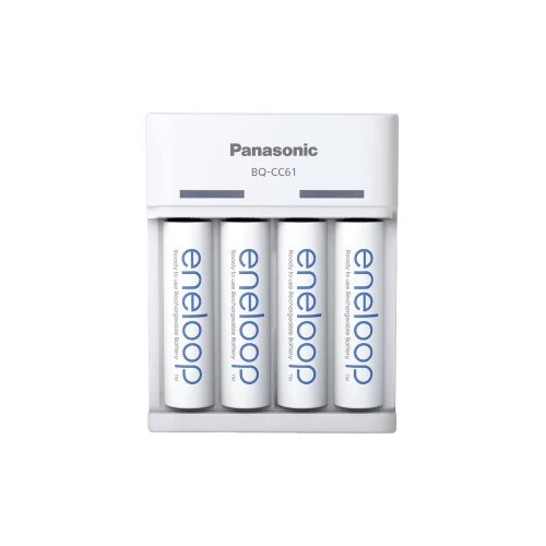 Panasonic Basic Charger USB BQ-CC61 incl. 4xAA 2200mAh Slike
