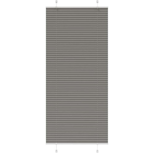 vidaXL Plisirana roleta antracit 85x200 cm &scaron;irina tkanine 84,4 cm Cijene
