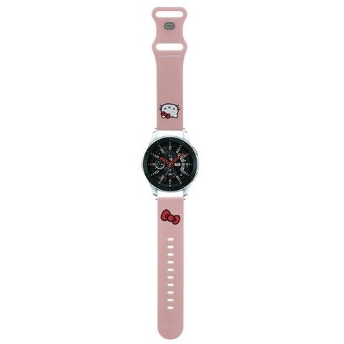 Hello Kitty silikonski pa&scaron;ček 22MM univerzalen za uro roza, (21910448) Cene
