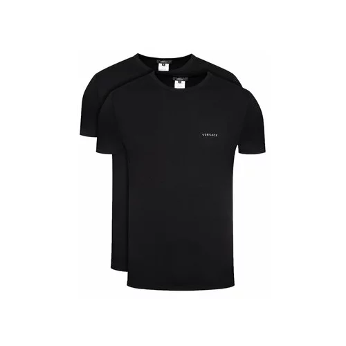 Versace Set dveh majic Intimo AU04023 Črna Slim Fit