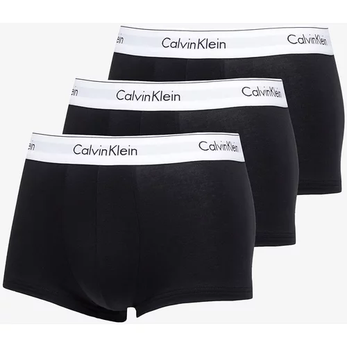 Calvin Klein Modern Cotton Stretch Low Rise Trunk 3-Pack Black/ White