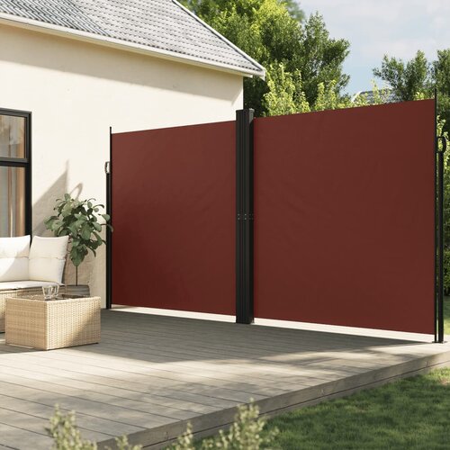 vidaXL Bočna tenda na uvlačenje smeđa 220x600 cm Cijene