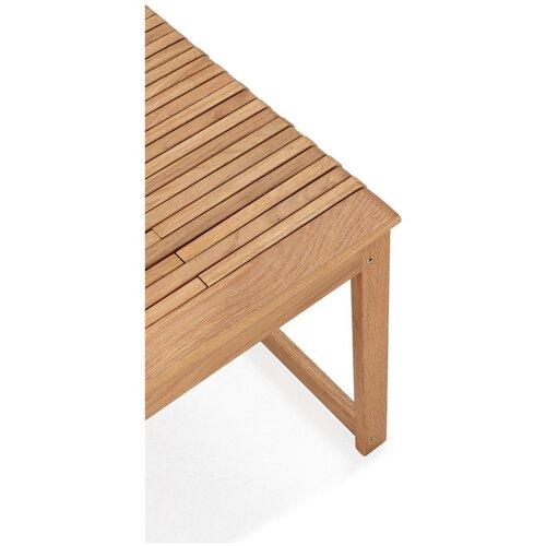 MOME Klubska mizica iz masivnega hrasta v naravni barvi 60x70 cm Unai &amp;ndash; Slike