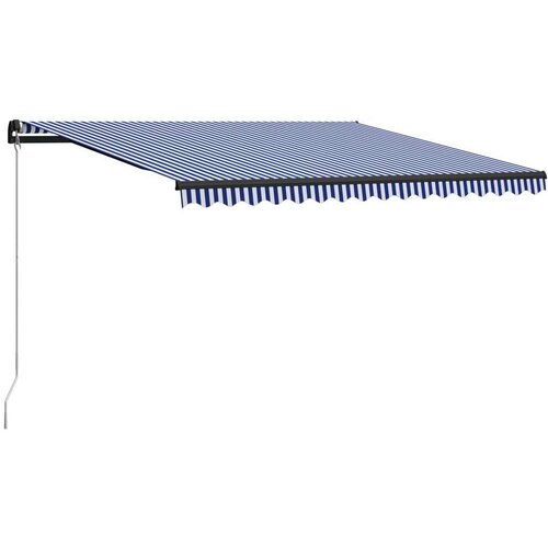  Tenda na ručno uvlačenje 450 x 300 cm plavo-bijela Slike