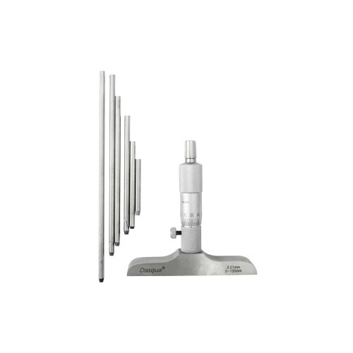  Dasqua 4611-8125 dubinski mikrometar s kontrolnom mjerom 0 - 150 mm DIN 863 Cijene