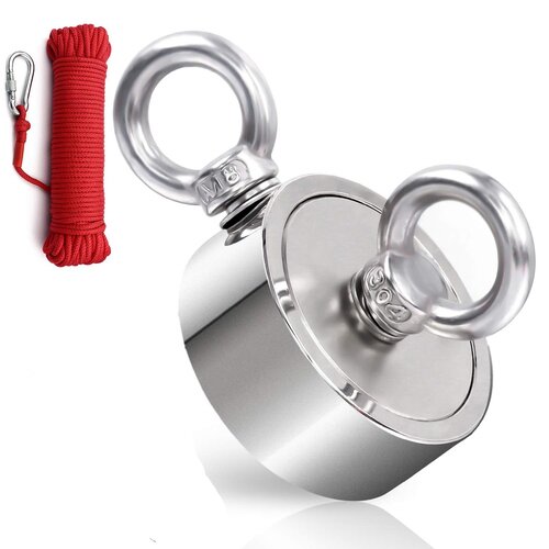 INF Neodim magnet / magnet za ribolov 65 kg lepilna sila 10 metrska vrv, (21276252) Cene
