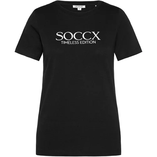 Soccx Majica črna / bela
