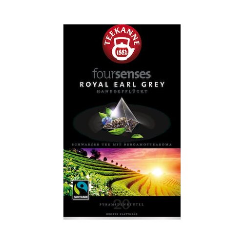 Teekanne Čajne piramide Foursenses Royal Earl Grey Fairtrade Cene