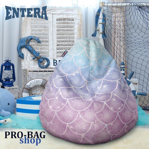 ENTERA Lazy bag - Svetlucave ljubičaste i plave sirenske krlju&amp;scaron;ti - 100 Slike