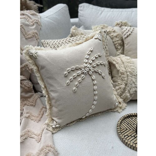 Mioli Decor Bombažna prevleka za blazino 43x43 cm Seashells &amp;ndash; Slike