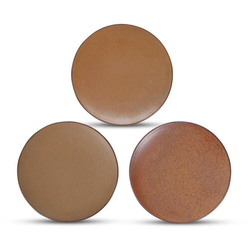 BonBistro Rjav porcelanast krožnik &amp;oslash; 27 cm Ovio &amp;ndash; Slike