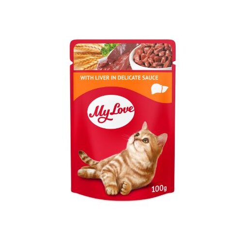 My Love HRANA ZA MAČKE SA JETROM U DELIKATNOM SOSU 100g Cijene