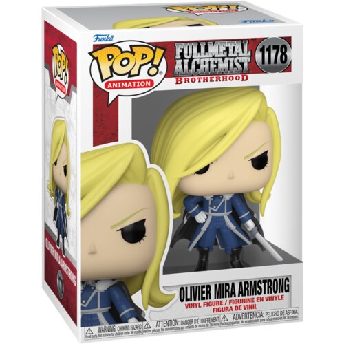 Funko Fullmetal Alchemist: Brotherhood Olivier Mira Armstrong with Sword Pop! Vinyl Figure, (20389368) Cene