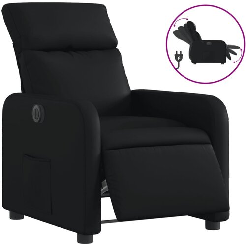 Maison Chic Električni naslanjač - Relax naslanjač črno umetno usnje, (22061906) Cene
