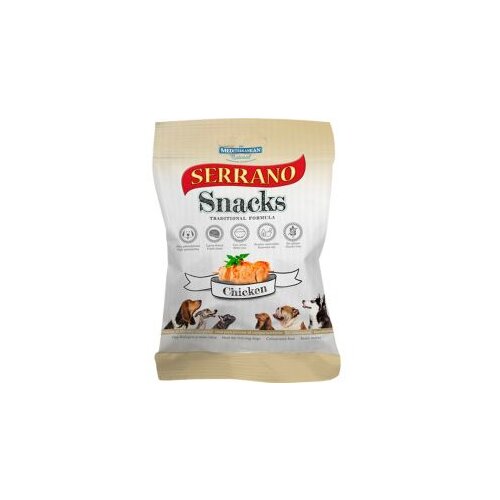  Serrano dog poslastica chicken flavour 100g Cene