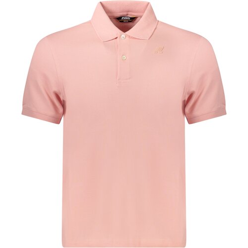K-Way POLO SHORT SLEEVE MEN PINK Slike