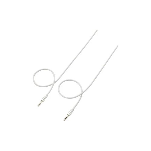 SpeaKa Professional JACK audio priključni kabel [1x JACK utikač 3.5 mm - 1x JACK utikač 3.5 mm] 3 m bijeli SuperSoft Slike