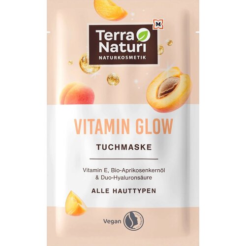 Terra Naturi VITAMIN GLOW maska iz tkanine - 1 kos. Slike