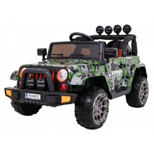  Auto na akumulator Full Time 4WD 4x4 - army Slike