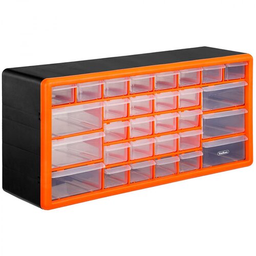 Vonhaus Organizator 30 delni, oranžno črn Slike