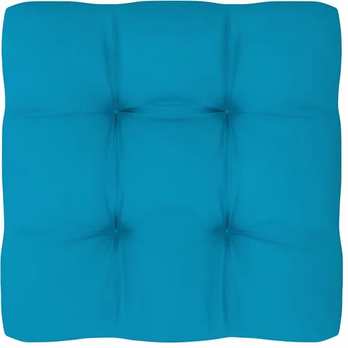 vidaXL Jastuk za palete plavi 80 x 80 x 12 cm od tkanine