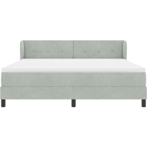 Box Spring Krevet s Madracem Svjetlosiva 180x200 cm Bar&amp;scaron;un Slike