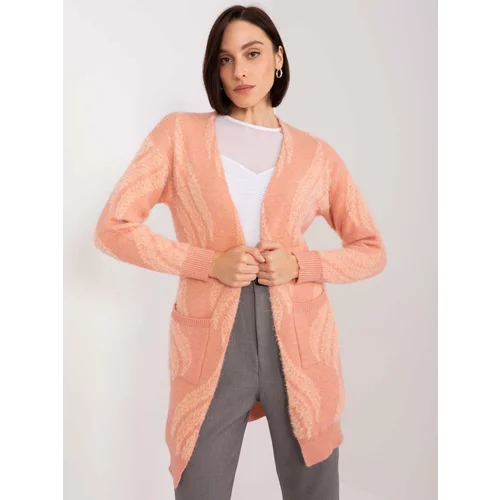 Fashion Hunters Dusty pink cardigan with pockets