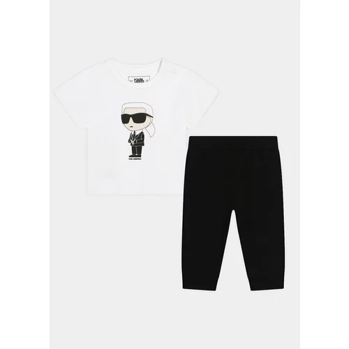 Karl Lagerfeld Kids Komplet majica in legice Z30134 S Pisana Regular Fit