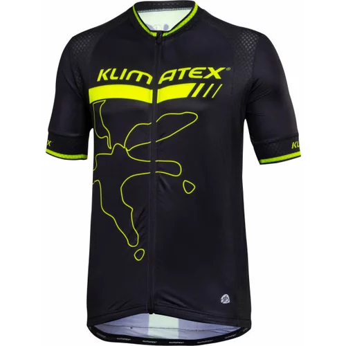 Klimatex ANIS Muški biciklistički dres sa sublimacijskim tiskom, crna, veličina