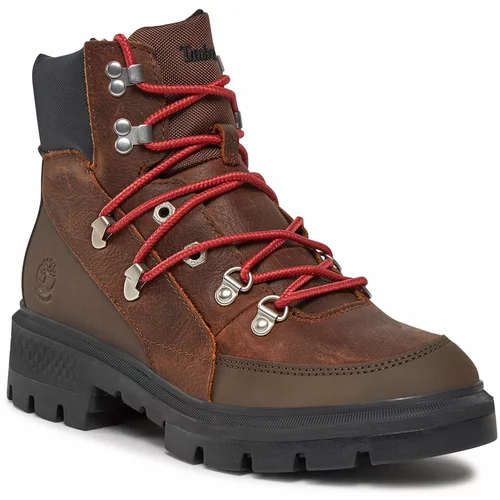 Timberland Pohodni čevlji Cortina Valley Hiker Wp TB0A5WXZ9681 Dk Brown Full Grain