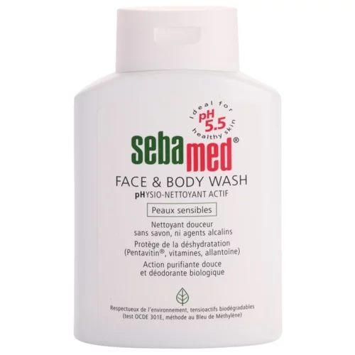 Seba Med Wash nježna emulzija za čišćenje tijela i lica za osjetljivu kožu 200 ml
