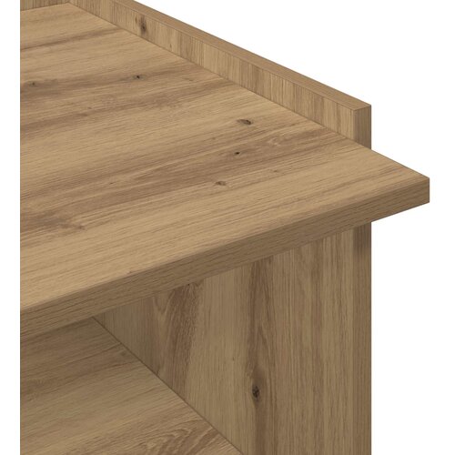  Kava Stol Hrast artisan 90 x 50 x 33 cm Konstruirano drvo Slike