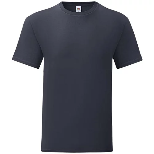 Fruit Of The Loom Navy blue Iconic combed cotton t-shirt