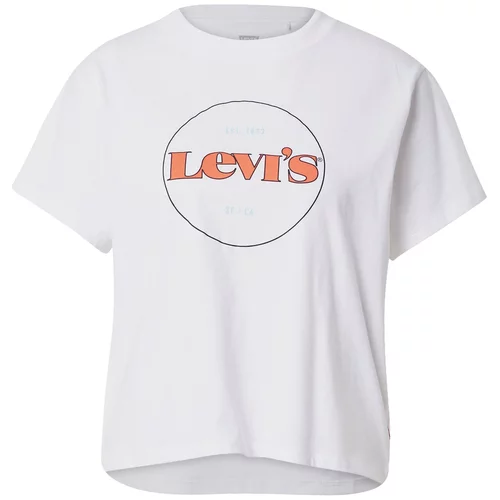 Levi's Majica 'Graphic Varsity' crvena / crna / bijela