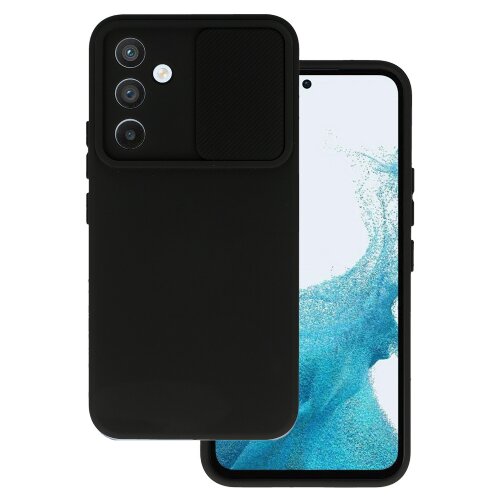 Onasi Lens Cover silikonski ovitek zaščita za Samsung Galaxy A14 - črn Cene
