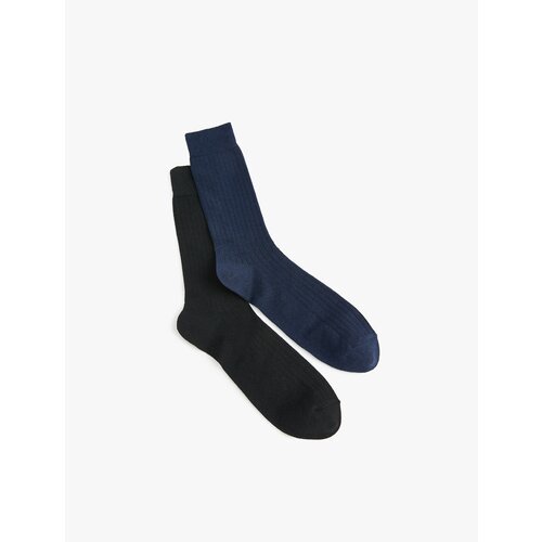 Koton Basic 2-Piece Socks Set Multicolored Cene