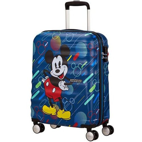 American Tourister kabinski kovček Wavebreaker Disney- Future Pop, moder Cene
