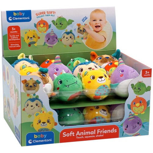 Baby Clementoni baby meki plisani drugari asst ( CL17683 ) Slike