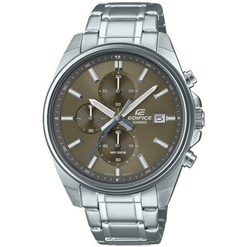 EDIFICE Mu&amp;scaron;ki ručni sat EFV-610D-5CVUEF srebrno-smeđi Slike