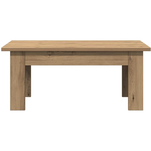  Stol za kavu Artisan hrast 100x60x42 cm izrađeno drvo Slike