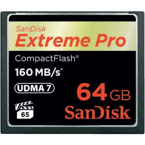 Sandisk spominska kartica compact flash extreme pro, 64 gb