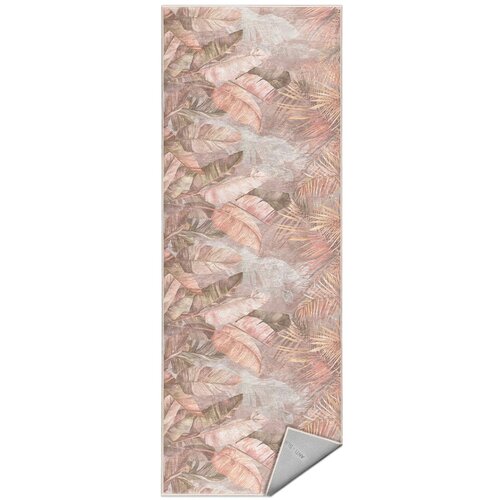 Mila Home bež pralen tekač 80x200 cm dusty leaves &amp;ndash; Slike