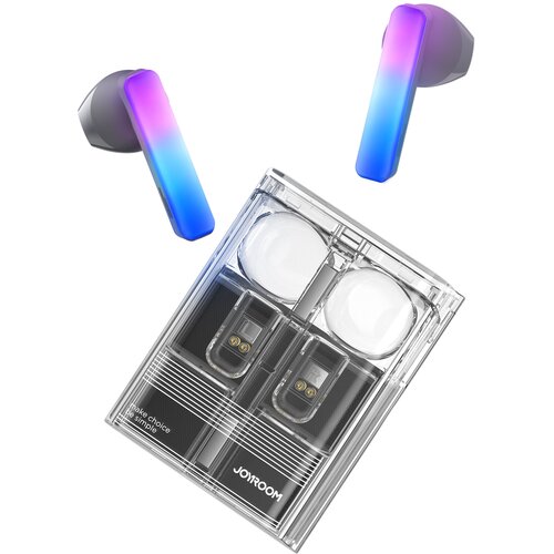 Joyroom TWS IceLens Series brezžične slu&amp;scaron;alke z LED lučkami, črne, (21979831) Slike