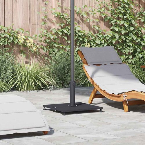 vidaXL Osnove za vanjske suncobrane Tamno siva 45 x 45 x 31 cm Čelik Cene