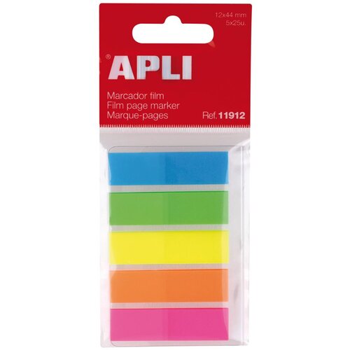 Apli samolepilni indeks lističi, plastični 5 x 25 kos Cene