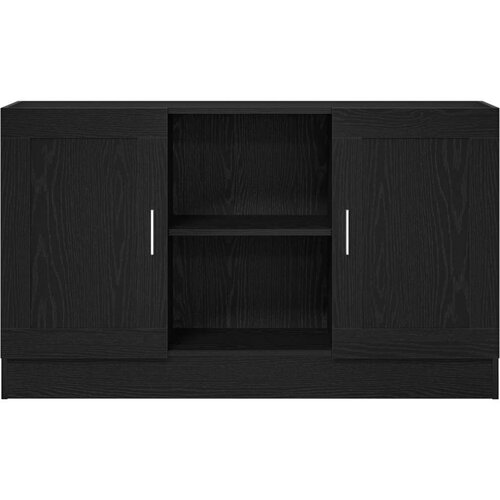  Sideboard Crna O&amp;scaron;tra 120x30 5x70 cm Od drvenih materijala Slike