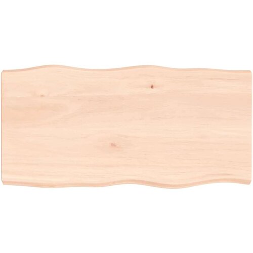 Stolna ploča 100x50x6 cm netretirana hrastovina sa živim rubom Cijene